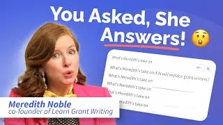 Meredith Noble Answers Grant Writers' Most-Asked Questions | Instrumentl Behind The Scenes