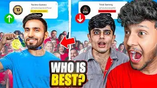 WHO IS THE BEST GAMER OF INDIA? 🇮🇳 TECHNO GAMERZ or TOTAL GAMING?