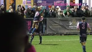 Reise Allassani 3rd Goal vs Kingstonian, Bostik League Premier Division, 01/01/18