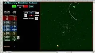 Excel Unusual: Planetary Motion Simulator