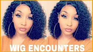 WATCH ME STYLE THIS GORGEOUS CURLY BOB WIG| FT. WIG ENCOUNTERS