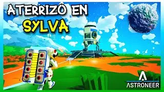 🪐ASTRONEER🪐Cap 1│Explorando el primer planeta SYLVA: primeros RECURSOS y CONSTRUCCIONES│Gameplay PC