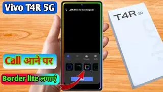 vivo t4r 5g incoming call setting, vivo t4r 5g incoming call light setting