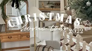 OFFICIAL CHRISTMAS HOME TOUR 2022 || Entryway, Living Room, Dining Room & Family Room