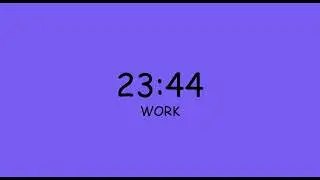 Pomodoro Timer 30 Minutes - Silent Study Timer to Start Working 25/5