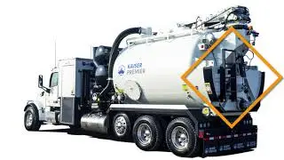 Wide Mouth Rear Door Design | 2021 CV Series Hydrovac | KAISER PREMIER