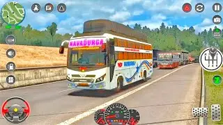 Indian Bus Driver Simulator Mobile First Bus Transporter Driving Android Gameplay #godfloweryt