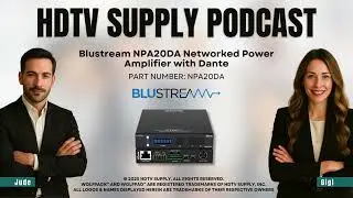 Blustream NPA20DA Networked Power Amplifier with Dante