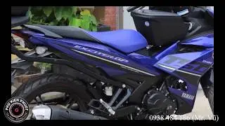 Yamaha Exciter 150 gắn th&ugrave;ng giữa Givi G10N,th&ugrave;ng sau givi B27N v&agrave; baga givi Hrv !!!