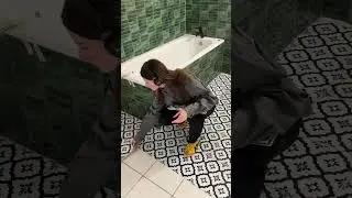 Faux carrelage adh&eacute;sif 😎