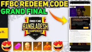 FREE FIRE BANGLADESH CHAMPIONSHIP REDEEM CODE 2021 | FREE FIRE REDEEM CODE TODAY | GRAND FINAL CODE
