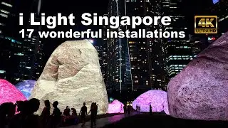 i Light Singapore 2024&nbsp;- featuring all 17 light&nbsp;art installations
