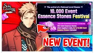 GET FREE 10,000 ESSENCE STONES! INSANE NEW EVENT! 3 NEW JINWOO WEAPONS - Solo Leveling: Arise