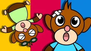 Five Little Monkeys Jumping On The Bed #6 | Children Nursery Rhyme | Kids Songs | Baby Puff Puff