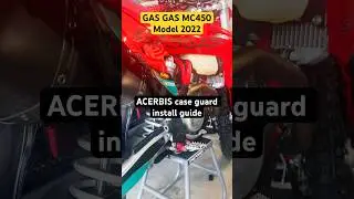Installing Case Guards on GasGas MC 450 &ndash; Full DIY Guide (2022 Model) #acerbis #acerbisusa #gasgas