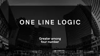 Largest among four numbers in c | Maximum among four numbers | c programming