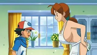 Delia Ketchum and Mr. Mime