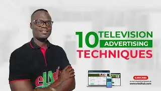 10 TELEVISION ADVERTISING TECHNIQUES. LIVE LECTURE SERIES