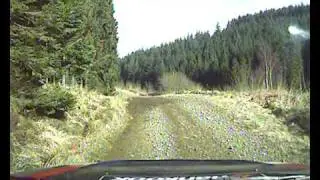 Border Counties Rally 2011 Evo crash roll Andrew Gallacher Ag Motorsport