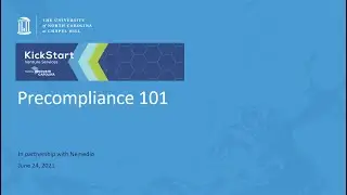 Precompliance 101: Innovate Carolina - UNC Innovation & Entrepreneurship (I&E)