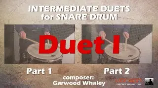 Intermediate duets for snare drum - Duet 1
