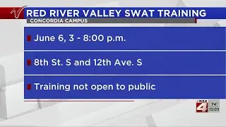 Red River Valley Swat Training On Thursday