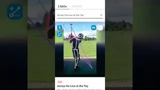 New app on the phone to analyse swing...Will it work? #golf #golfswing #golflesson