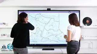 DIGITAL LED MEDIA - D&eacute;couvrez l'&eacute;cran interactif Haute Pr&eacute;cision SuperGlass
