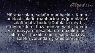 Sələf s&ouml;z&uuml;n&uuml;n mənası - Şeyx Əhməd əl-Hazimi