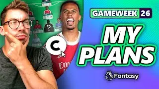 GABRIEL TRIPLE CAPTAIN! FPL GAMEWEEK 26 TRANSFER PLANS! Fantasy Premier League Tips 25/26