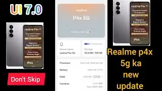 Realme p4x 5g ka New Android 16 and Ui 7.0 . Realme p4x 5g ka New January Update #realmep4x #realme 