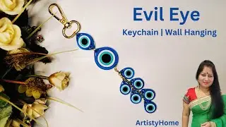 Quilling Evil Eye | Evil Eye Wall Hanging | Quilling Keychain