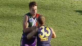 Matera's siren clash in spiteful Western Derby | Classic Last Two Mins | 1999 | AFL