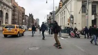 NYC Boosted / E Board Ride 1.29 part 1