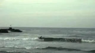 Surfmonkey riding at Otsuka in Shimane Feb.19 2011