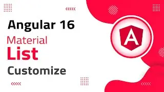 15) Mat List Customization in Angular 16 | angular material | angular 16 tutorial