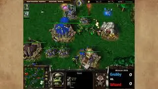 Grubby (Orc) vs. Wizard (Night Elf) on TS (Game 2) - Blizzcon 2005 Quarterfinal - Warcraft 3