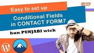 Set Contact form 7 conditional fields hun PUNJABI wich | WordPress tutorial  | Shahbaz Programmer