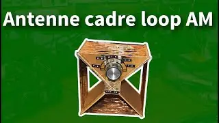 Une antenne cadre loop petites ondes