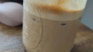 Iced Coffee using frother and Vanilla
