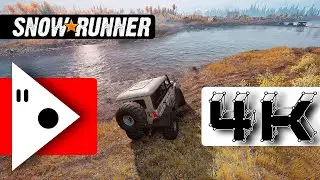 SNOWRUNNER : NOT JUST A GAME! [Physics Simulation] [2021] CINEMATIC GAMEPLAY 4k60fps | Scouting ASMR