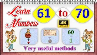 Counting 61 to 70 | learn to count 61 to 70 | learn counting 61 to 70 | count to 61-70