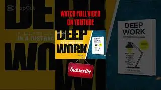 Why Deep Work Is the New Superpower | Cal Newport Explained 🔥