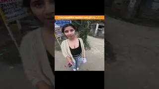 Loud superbike reaction cute girl 😱😍🤣#shorts#viral@Motovloggerjannustunts
