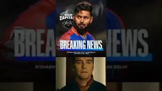 Rishabh Pant Will Not Captain Delhi Capitals in IPL 2025 #ipl2025 #cricket #rishabhpant #dc#ipl #csk