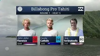 2016 Billabong Pro Tahiti: Round One, Heat 5