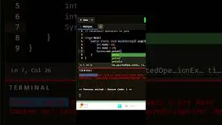 Relational Operators in Java in 60 Seconds 🔥 #shorts #youtubeshorts