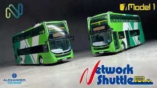 Network shuttle Model1 1:120 Alexander Dennis Eviro 400 LH New Lantau Bus 新大嶼山巴士 3M 東涌B6港珠澳大橋