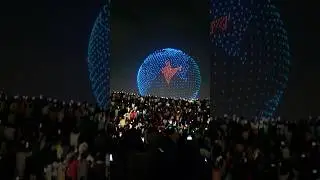 Mysore dasara drone show 2024 #Mysuru #dasara #festival #droneshow