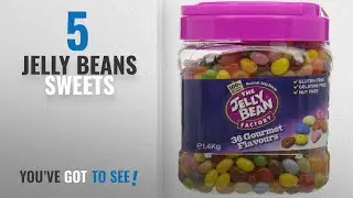 Top 10 Jelly Beans Sweets [2018]: The Jelly Bean Factory Carrying Jar 1400 g